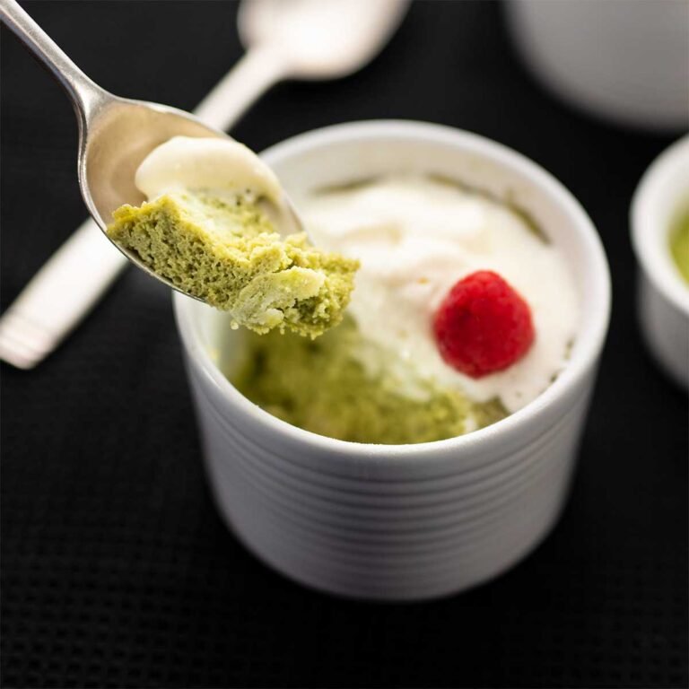 Keto Matcha Mug Cake