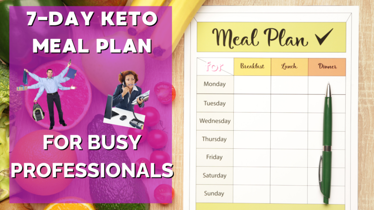 7-Day Keto Meal Plan for Busy Professionals